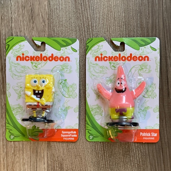 SpongeBob SquarePants Patrick Star Sponge Bob Figurine character cake topper - Picture 1 of 5